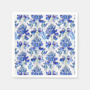 Bluebonnet Texas Wild Blume Pattern Serviette