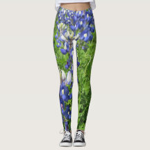 Bluebonnet Texas Wildblume Leggings