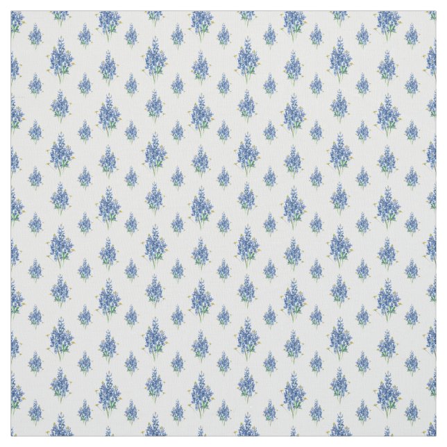 Bluebonnet und Wildblumen Stoff (Muster)