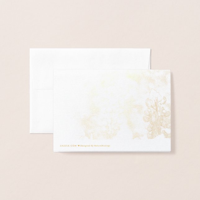 Bluebonnet Vielen Dank Hinweis Folienkarte (Rückseite mit Umschlag)