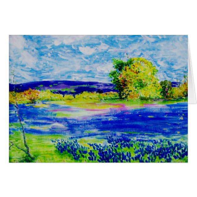 Bluebonnet-Wildblumen (Vorderseite (Horizontal))