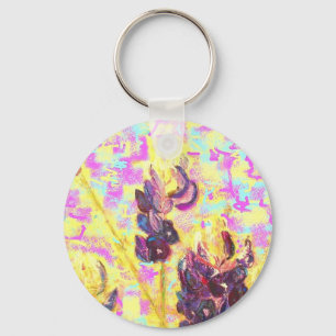 Bluebonnet-Wildblumen Schlüsselanhänger