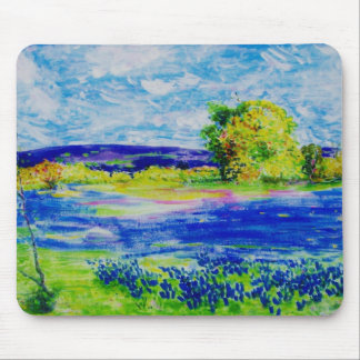 Bluebonnetfelder für immer mousepad