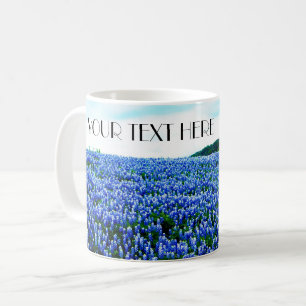 Bluebonnets Blue Flowers Texas texan Floral Coffee Kaffeetasse