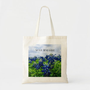 Bluebonnets Blue Flowers Texas texan Floral Tragetasche
