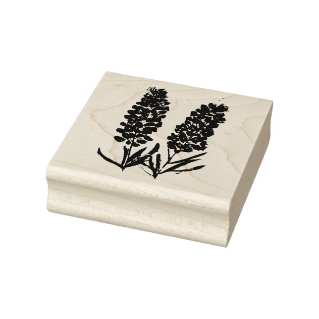 Bluebonnets Blume Wildblumen Lupine Texas Gummistempel (Stempel)