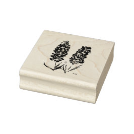 Bluebonnets Blume Wildblumen Lupine Texas Gummistempel