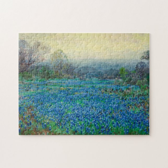 Bluebonnets-Feld, 1918-1920, von Julian Onderdon Puzzle (Horizontal)