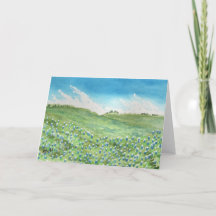 Bluebonnets geklappt dank Karte