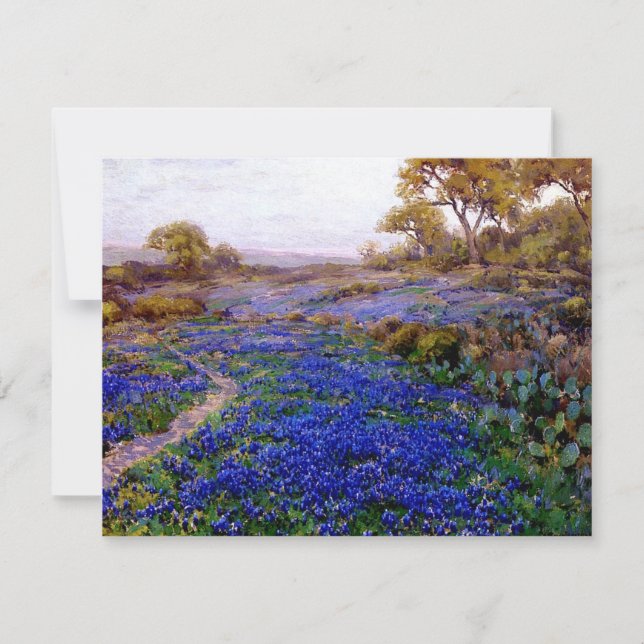 Bluebonnets in Twilight, nördlich von San Antonio (Vorderseite)
