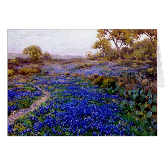 Bluebonnets in Twilight, nördlich von San Antonio (Vorderseite (Horizontal))