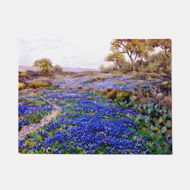 Bluebonnets in Twilight, nördlich von San Antonio, Fußmatte (Vorderseite)