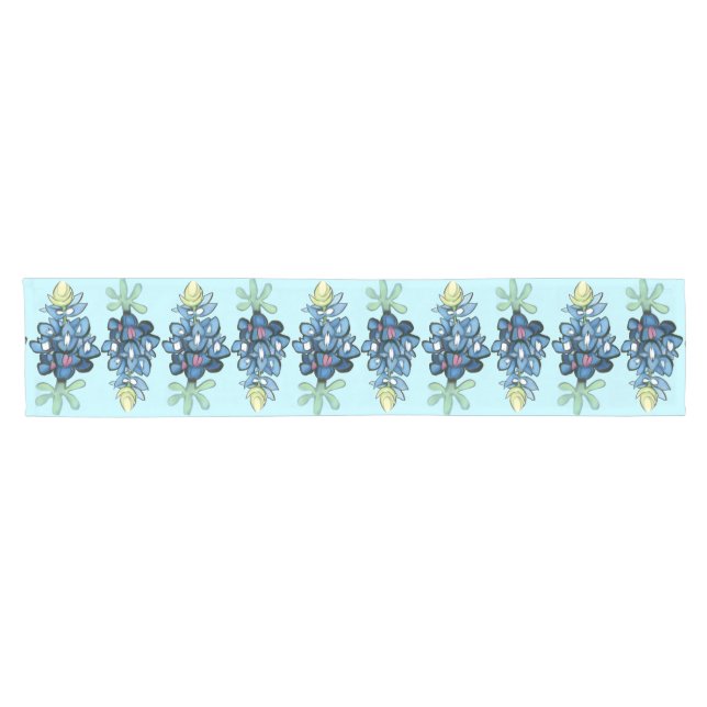 Bluebonnets Kurzer Tischläufer (Horizontal)
