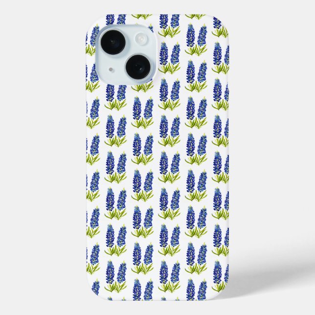 Bluebonnets Texas Blue Flowers Case-Mate iPhone Hülle (Rückseite)