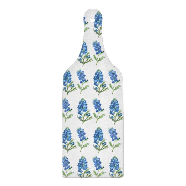 Bluebonnets Texas Blue Flowers Schneidebrett (Vorderseite)