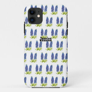 Bluebonnets Texas Blume Wildblumen Aquarell Case-Mate iPhone Hülle
