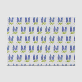 Bluebonnets Texas Floral Wildblumen Aquarellen Seidenpapier