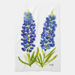 Bluebonnets Texas Staat Blume Lupine Geschirrtuch