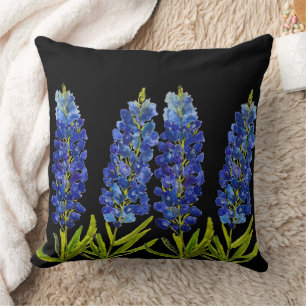 Bluebonnets Texas Staat Blume Lupine Kissen