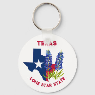 Bluebonnets Texas Staat Blume Lupine Lone Star Schlüsselanhänger