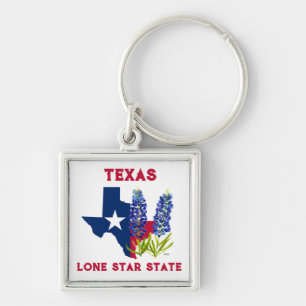 Bluebonnets Texas Staat Blume Lupine Lone Star Schlüsselanhänger