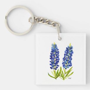Bluebonnets Texas Staat Blume Lupine Schlüsselanhänger