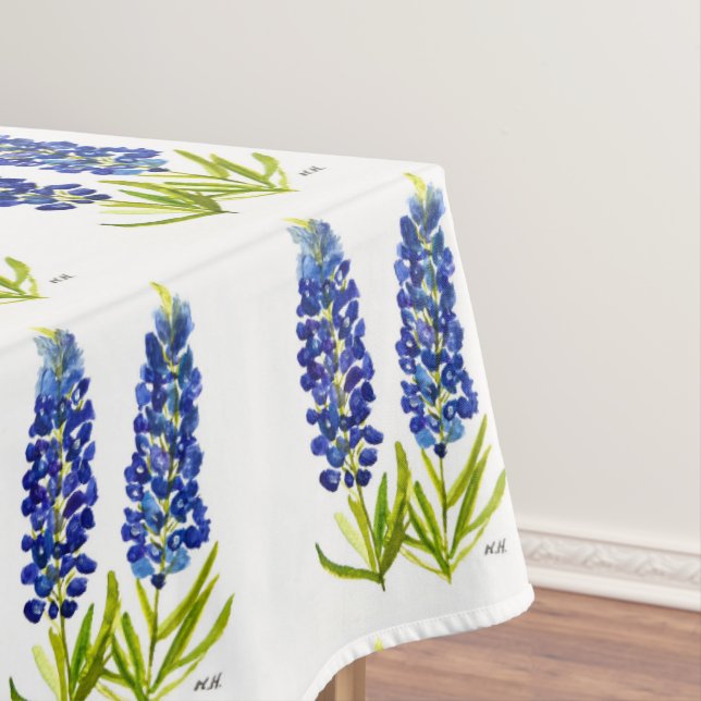 Bluebonnets Texas Staat Blume Lupine Tischdecke (Beispiel)