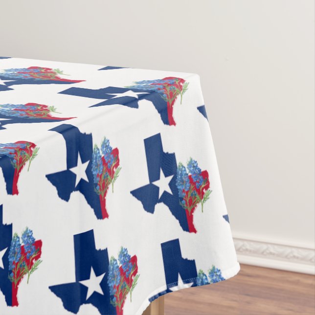 Bluebonnets Texas Staat Blume University Tischdecke (Beispiel)