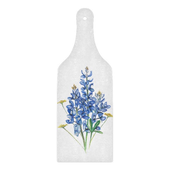 Bluebonnets und Wildblumen Schneidebrett (Vorderseite)