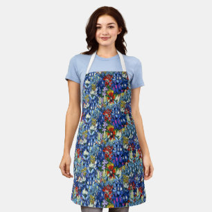 Bluebonnets und Wildblumen Schürze