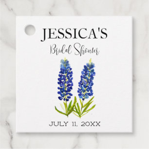 Bluebonnets Wildblume Blue Bllower Brautparty Geschenkanhänger