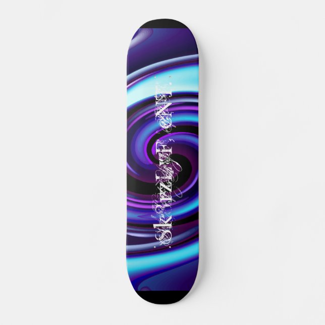 BlueBubble Brett Skateboard (Vorderseite)