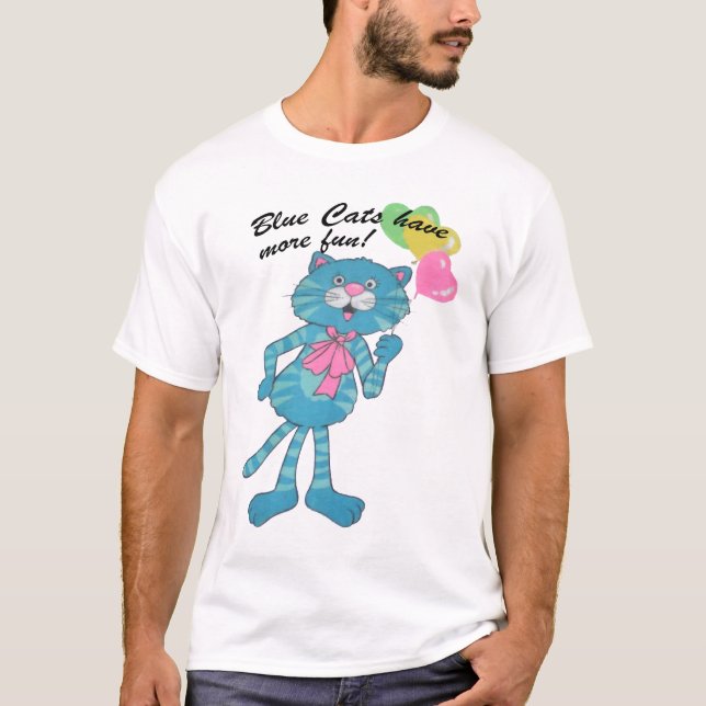 bluecatshave T-Shirt (Vorderseite)