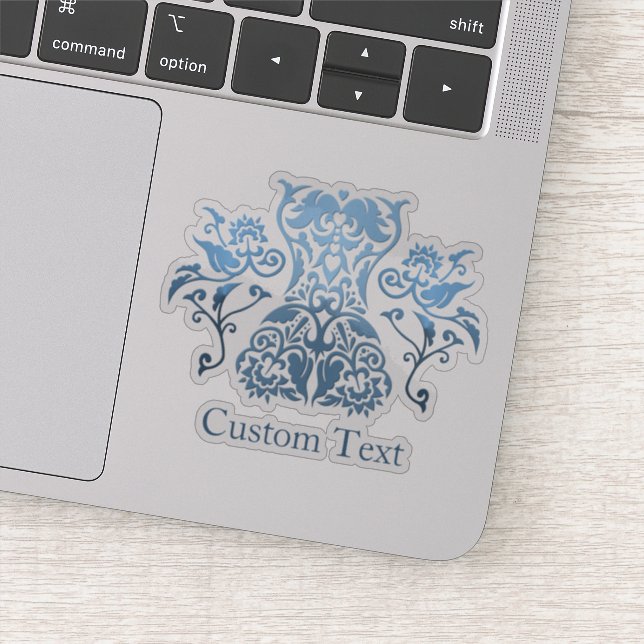 Bluecorset Damask Symbol Aufkleber (Detail)