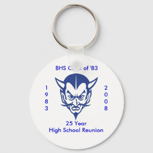 BlueDevil, BHS Class of '83, 25 Ye... - Maßgeschne Schlüsselanhänger