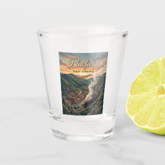 Bluefield, West Virginia Schnapsglas