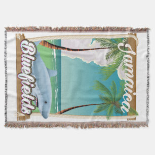 Bluefields, Jamaika Strandurlaubposter. Decke