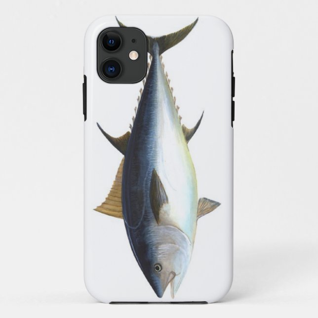 Bluefin-Thunfisch-Illustration Case-Mate iPhone Hülle (Rückseite)