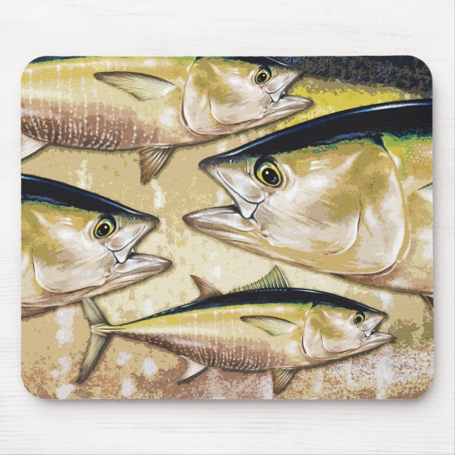 Bluefin-Thunfisch-Mausunterlage Mousepad (Vorne)