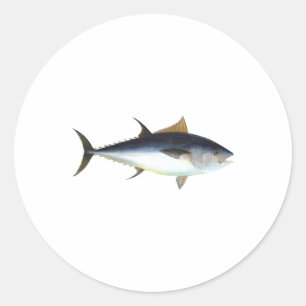 Bluefin-Thunfisch Runder Aufkleber