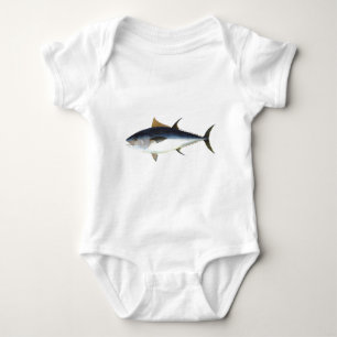 Bluefin-Thunfischillustration Baby Strampler