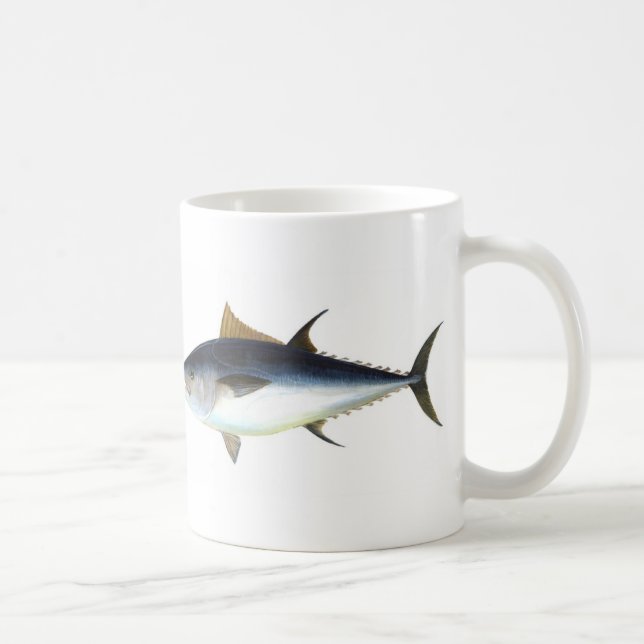 Bluefin-Thunfischillustration Kaffeetasse (Rechts)