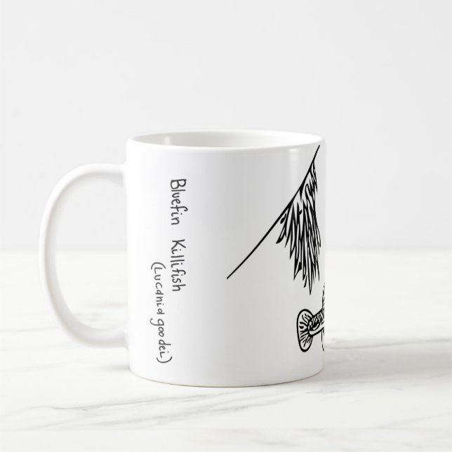 Bluefinkillifish-Tasse Kaffeetasse (Links)