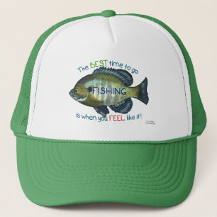 Bluegill   Beste Zeit für den Fischfang   Vatertag Truckerkappe