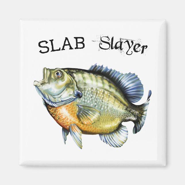 Bluegill Sunfish Slab Magnet (Vorne)