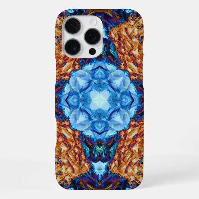 BlueGold-Fir iPhone Hülle (Rückseite)