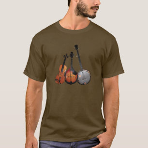 Bluegrass-Band-Cartoon T-Shirt