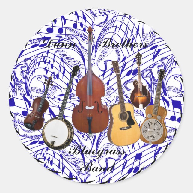 BLUEGRASS BAND* - STICKER (Vorderseite)