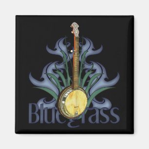 Bluegrass-Banjo-Design-Magnete Magnet