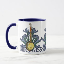 Bluegrass-Banjo-Entwurfs-Tassen Tasse